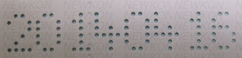 Use a punching machine for dates, numbers, and symbols! News image 1