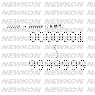 Numbering (consecutive number) punching machine News image 1