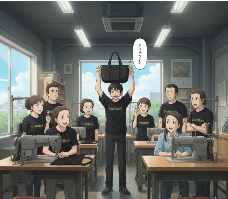 かばん漫画【 想いをカタチにするかばん職人のバトン 】 ニュース画像2
