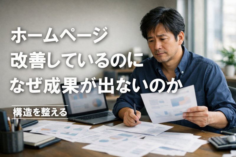 改善しているのに、なぜ成果が出ないのか ニュース画像1