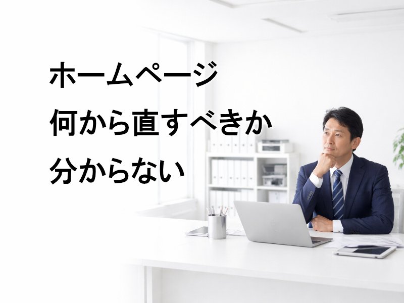 ホームページ何から直すべきか分からない ニュース画像1