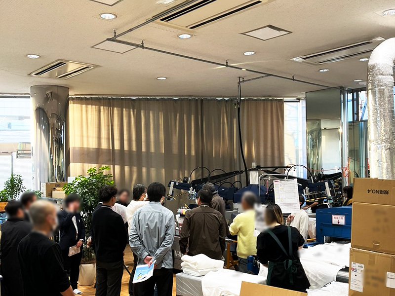 日本オリジナルTシャツ協会主催工場見学会を当社にて開催 ニュース画像1