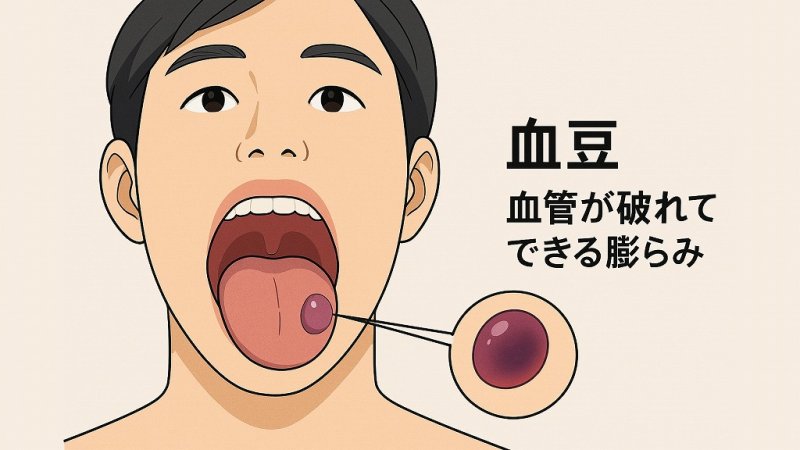 口の中に血豆ができたら?原因・対処法・受診の目安 ニュース画像1