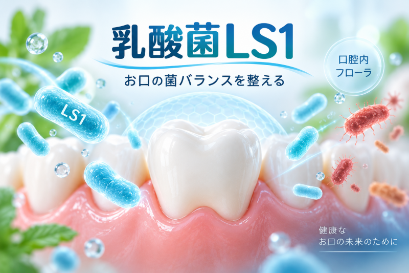 乳酸菌LS1とは?お口の善玉菌と歯周病菌への働き ニュース画像1